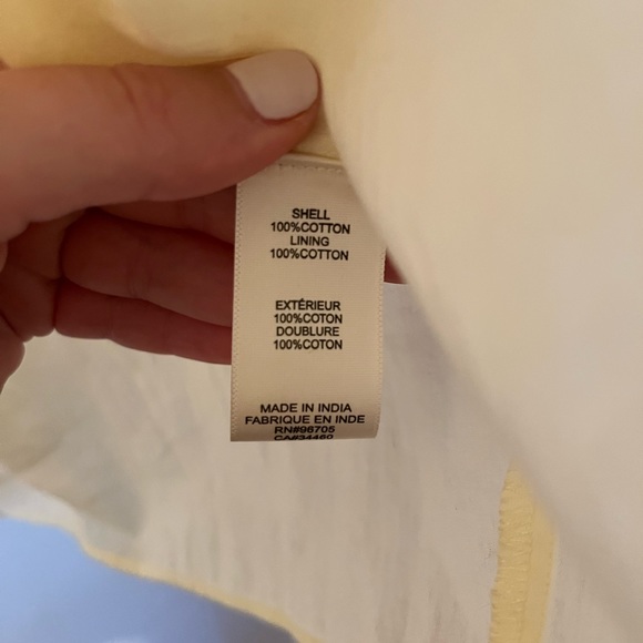 Rebecca Taylor Short Sleeve Applique Top, Color: Light Lemongrass - M - Picture 12 of 12